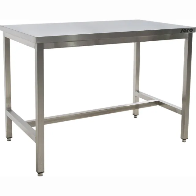Saro Roestvrij stalen tafel | 700 mm diepte, 600 mm | 700-1000 Grijs