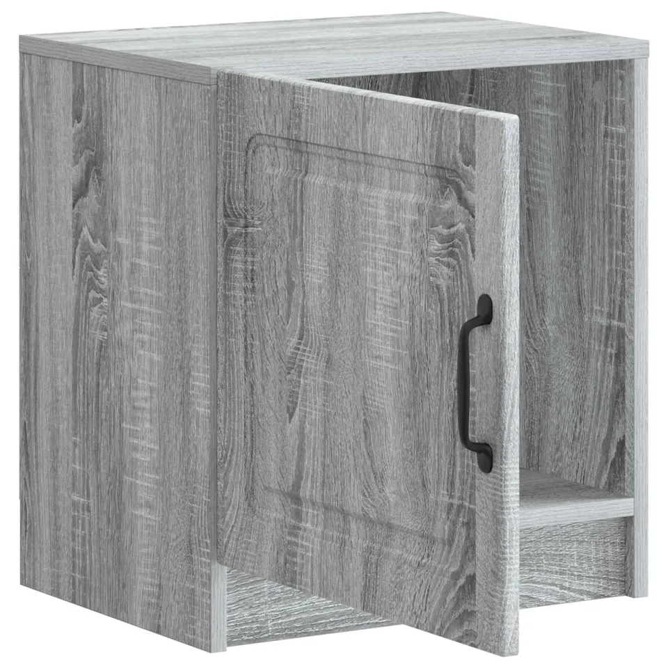 vidaXL Nachtkastje Grijs sonoma 43 x 34,5 x 47 cm Bewerkt hout, foto 3