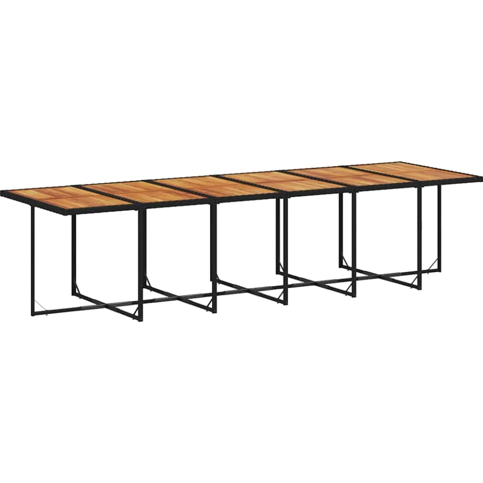 vidaXL 17-delige Tuinset met kussens poly rattan zwart, foto 4