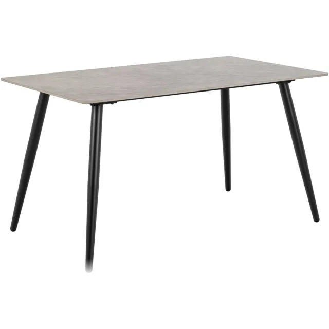 Giga Living Eettafel Wiska - Rechthoek Grijs Keramiek - 140x80x75cm