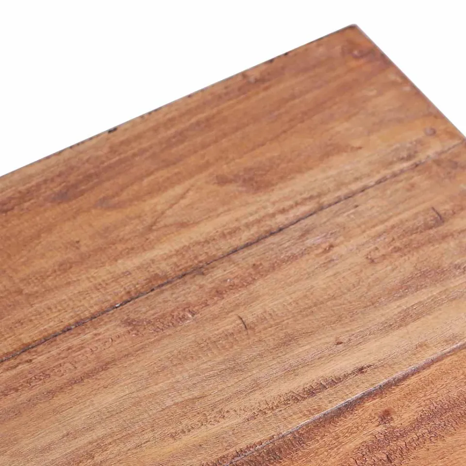 vidaXL Salontafel 60x45x23 cm massief mahoniehout bruin, foto 4
