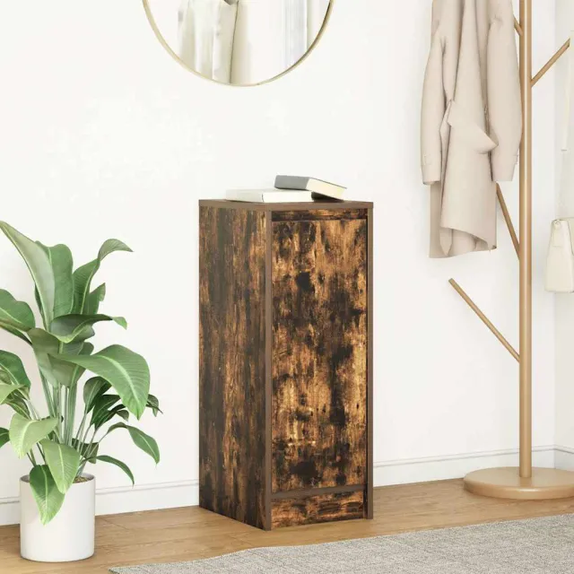 vidaXL Dressoir 29,5x34x76 cm bewerkt hout gerookt eikenkleurig, foto 2