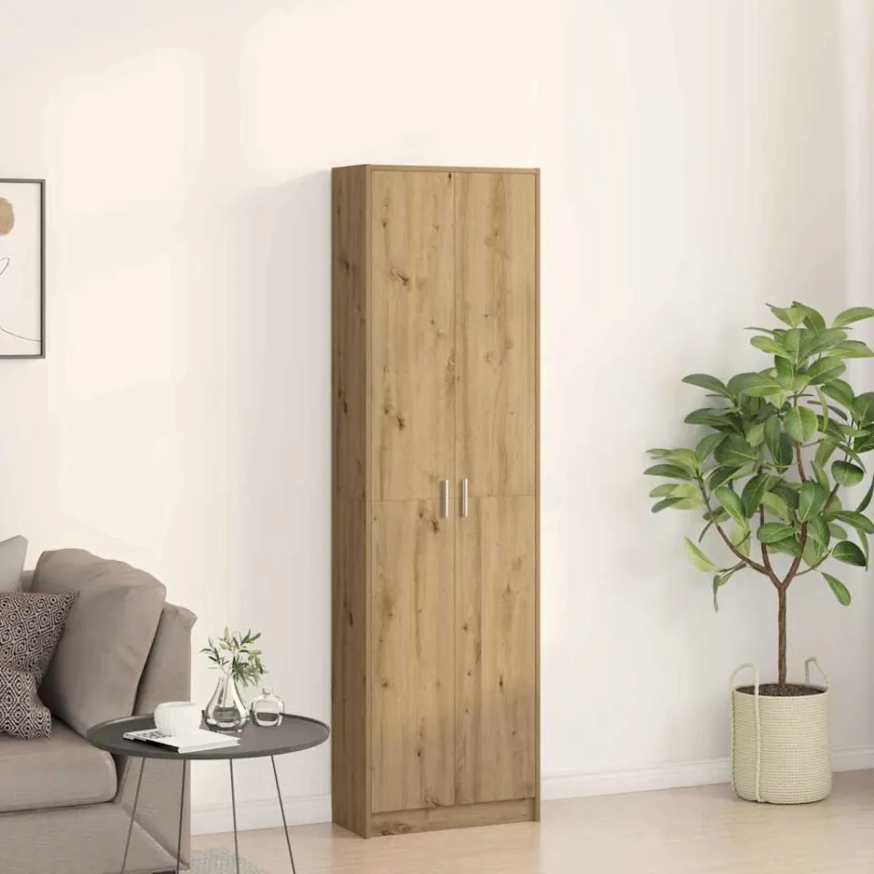vidaXL Kledingkast Artisan Eiken 55 x 25 x 189 cm, foto 4
