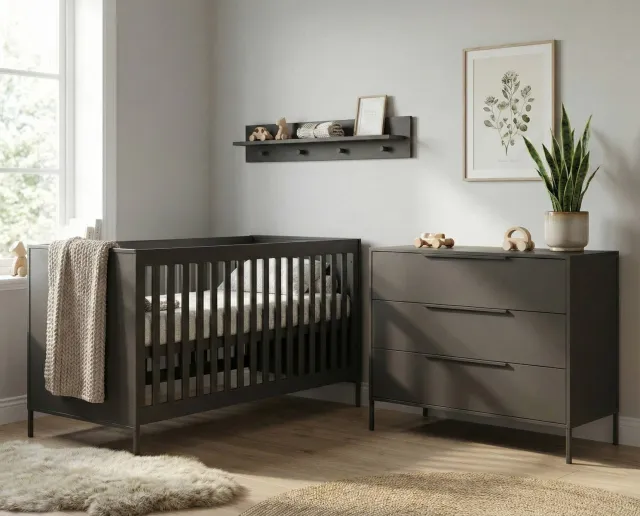 Born Lucky Meegroei Babykamer Lissabon 2-Delig chocolate, foto 2