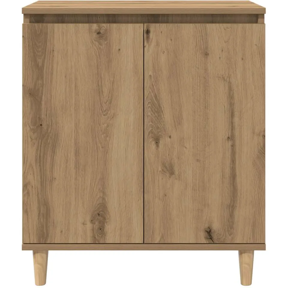vidaXL Dressoir 60x35x70 cm bewerkt hout artisanaal eikenkleur, foto 4