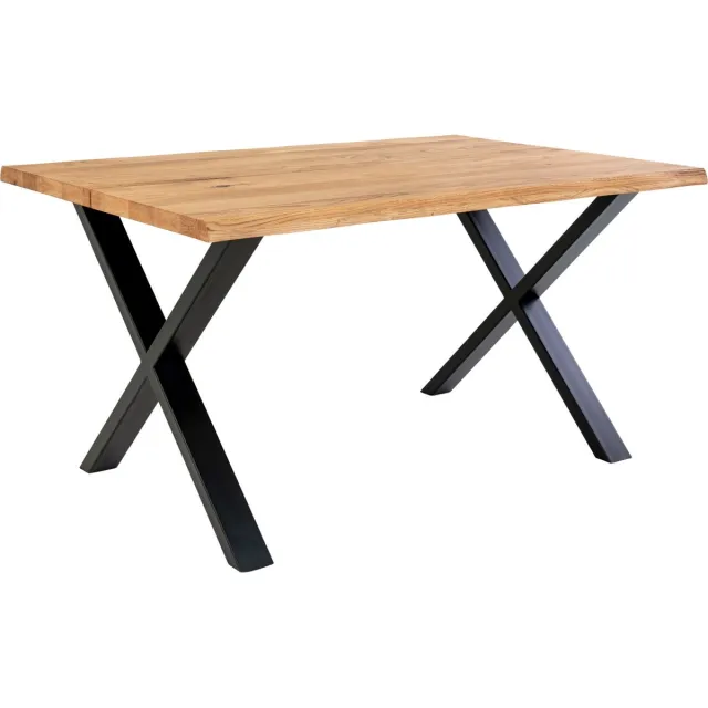 House Nordic Eetkamertafel Toulon Geolied Eikenhout 140cm