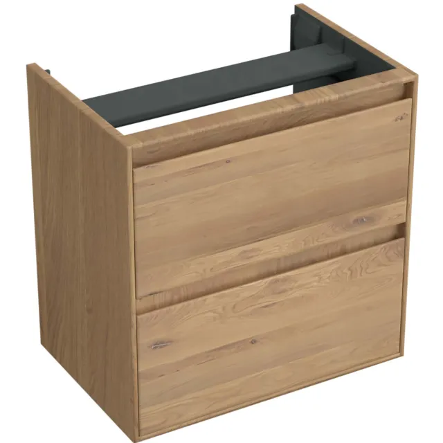 Forzalaqua Onderkast Forzalaqua Reno 59.5x39.5x60 Cm 2 La Softclose Eiken Oyster