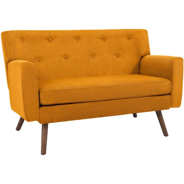 CLP Kioni 2-zitsbank - Compact - Houten Poten - oranje