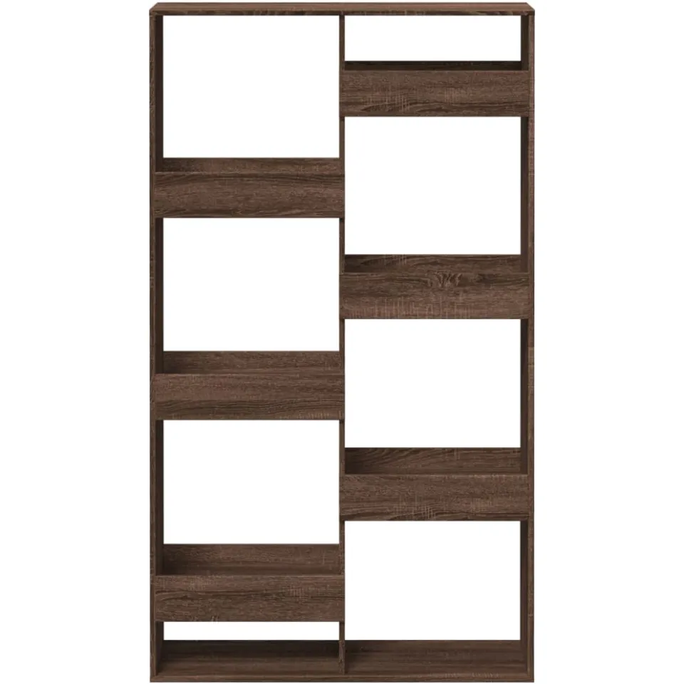 vidaXL Boekenkast 100x33x175 cm bewerkt hout bruin eikenkleurig, foto 4