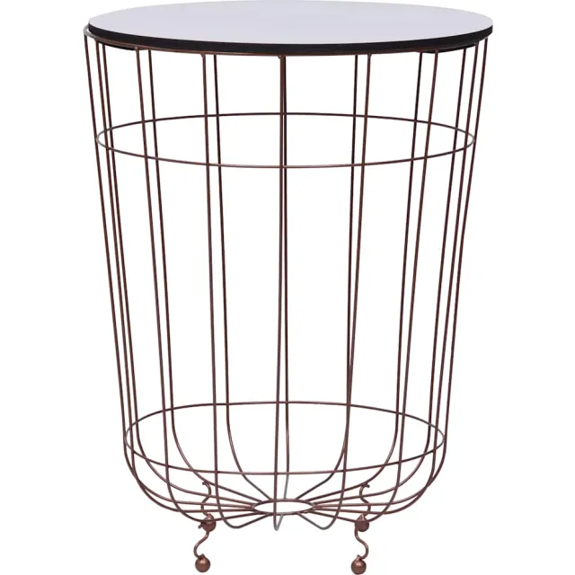 vidaXL Salontafel Ø40 cm goudkleurig