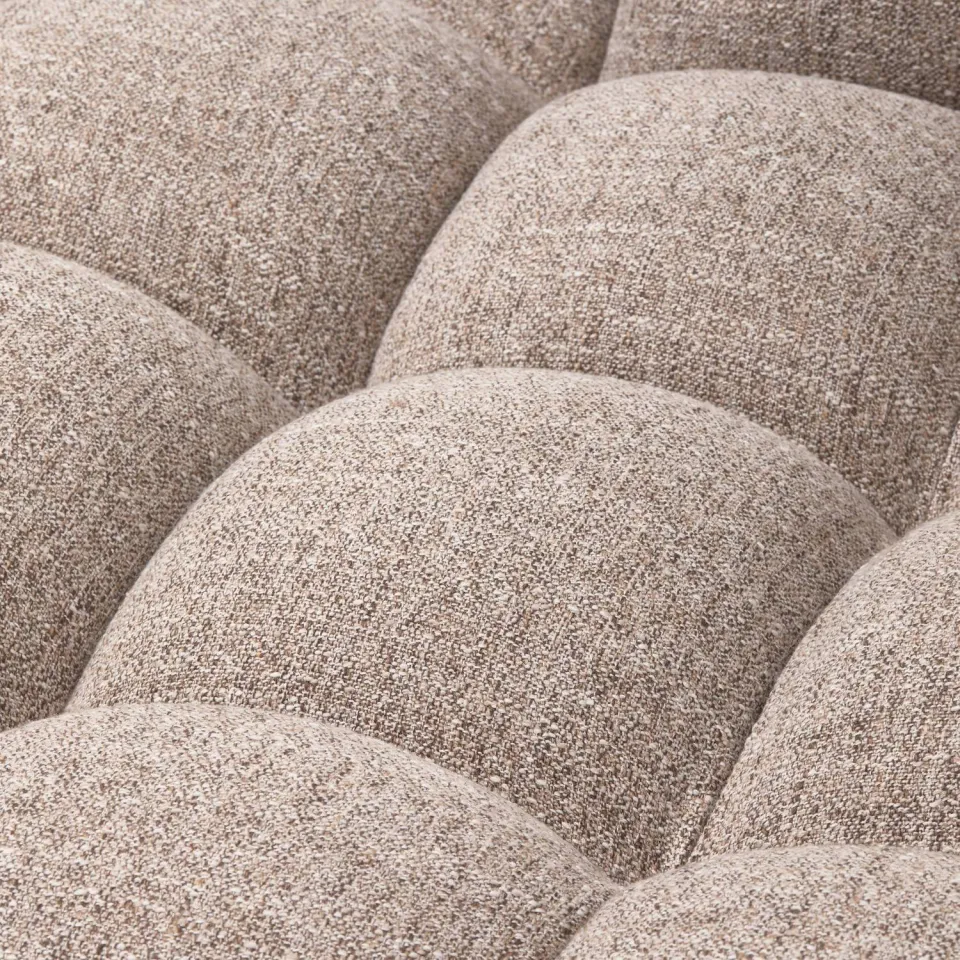 WOOOD Allure Chaise Longue Bank - Stof - Bruin Melange-79x324x165, foto 5