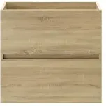 Tiger Wastafelonderkast Condo 60cm - Licht Eiken Mat - Met 2 Lades Hout