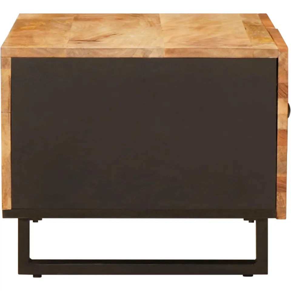 vidaXL Salontafel Bruin 80 x 50 x 40 cm Massief Mango Hout, foto 4