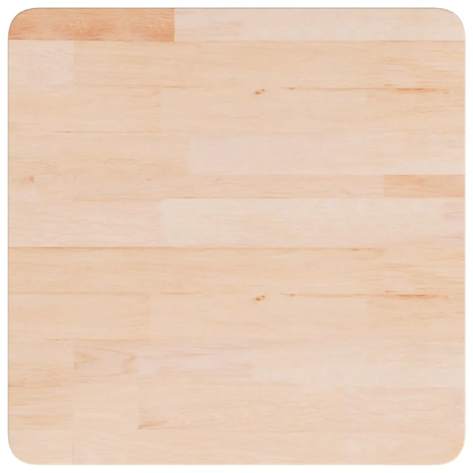 vidaXL Tafelblad vierkant 50x50x2,5 cm onbehandeld massief eikenhout, foto 2