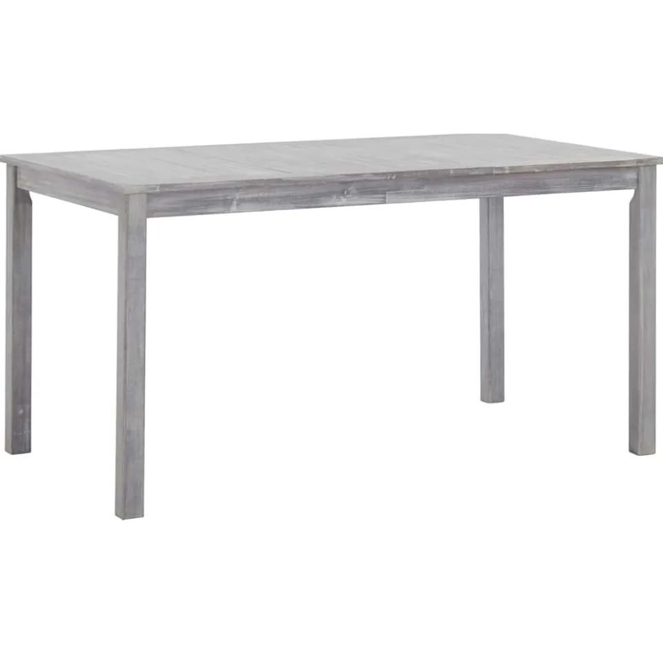 vidaXL 7-delige Tuinset massief acaciahout greywash, foto 2