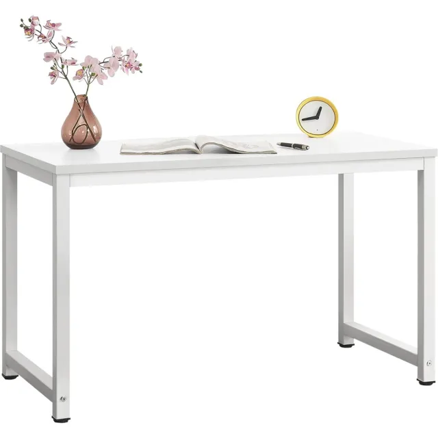en.casa Bureau laptoptafel Herning 120x60x75 cm wit