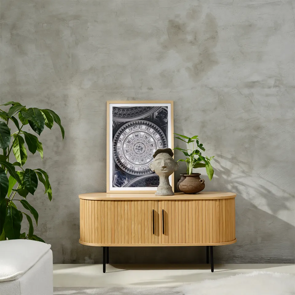Olivine Lenn houten tv meubel naturel - 120 x 40 cm, foto 2