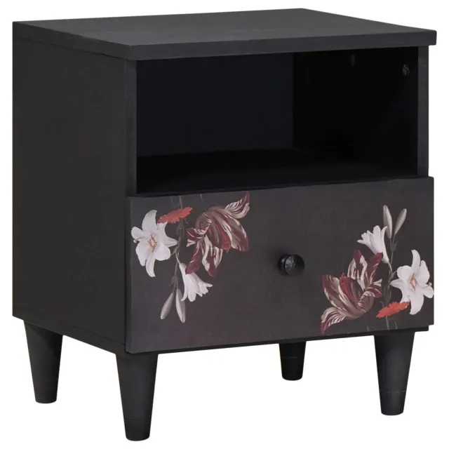 vidaXL Nachtkastje met lade Bruin 40 x 33 x 46 cm Massief Mango Hout