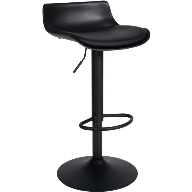 Luxe Comfort Torino 0162 barkruk - kunstleer - zwart