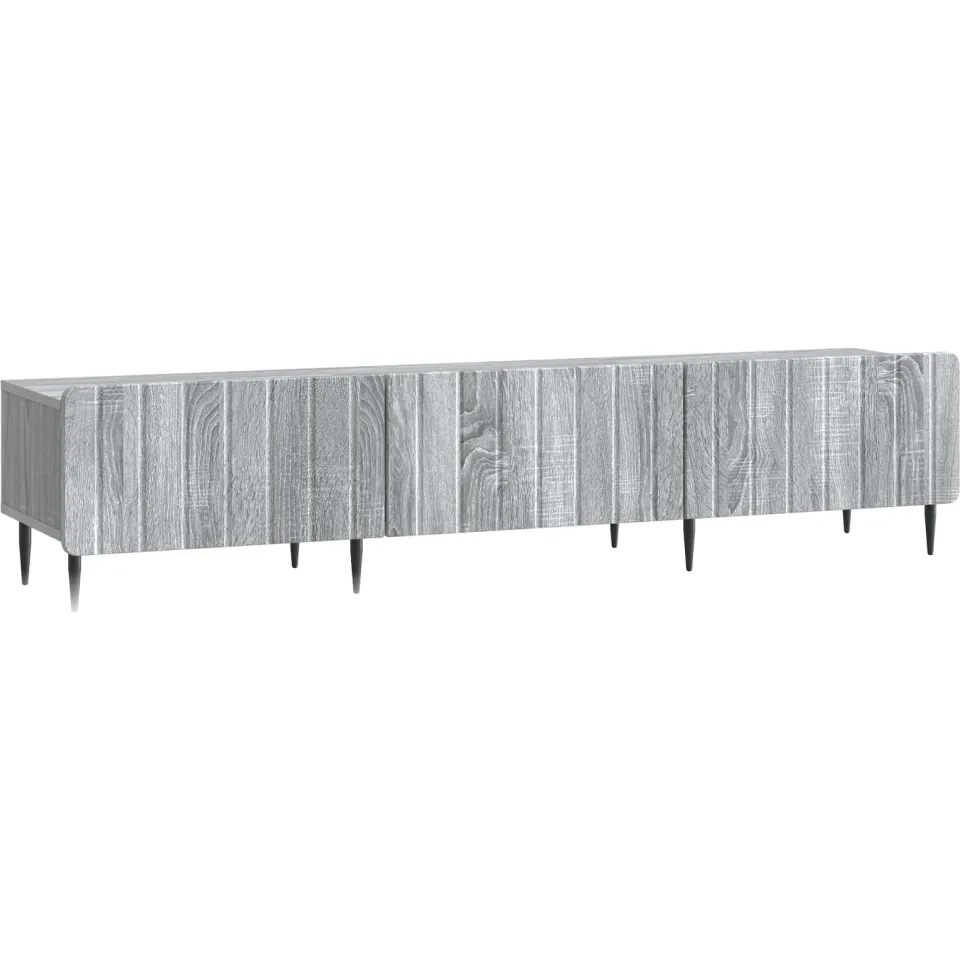 vidaXL TV-kast met lade Grijs sonoma 147 x 34,5 x 32 cm Bewerkt hout, foto 3