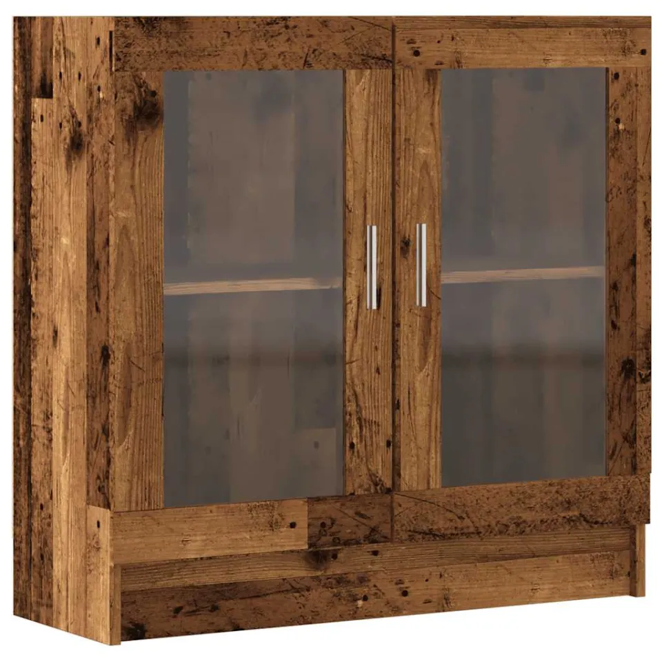 vidaXL Boekenkast 82,5x30,5x80 cm bewerkt hout oud houtkleurig bruin, foto 3
