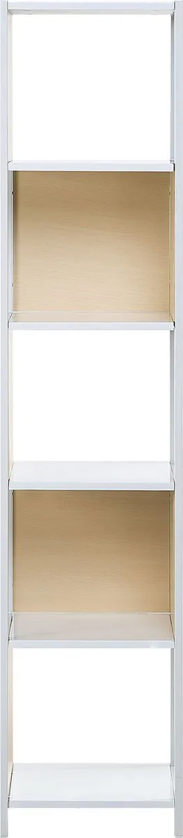 Beliani BOGOTA - Boekenkast - Lichte houtkleur - MDF Wit