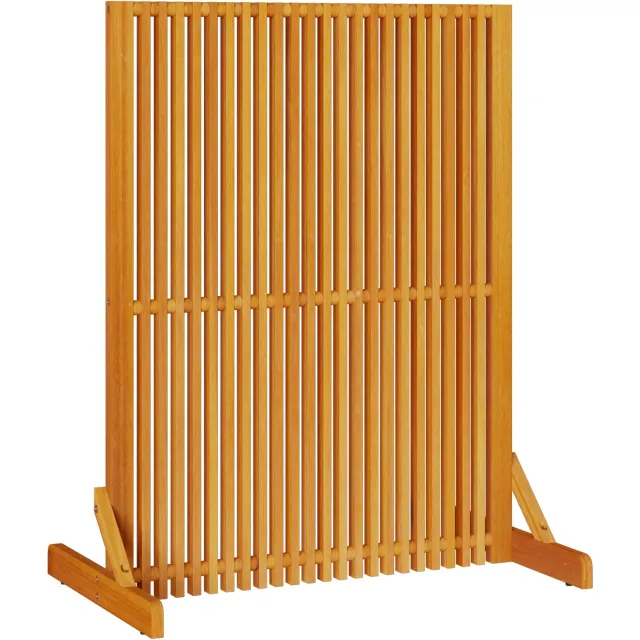 vidaXL Privacyscherm Bruin 79,5 x 50 x 110 cm Massief Acaciahout, foto 2