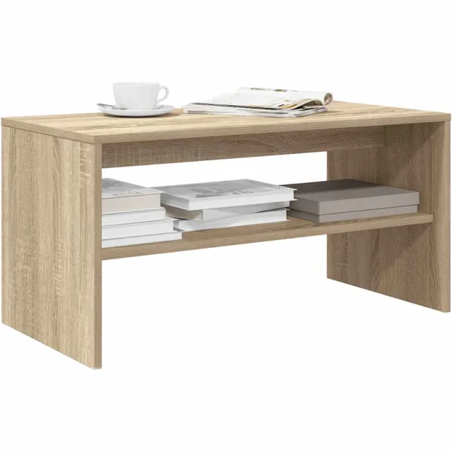 vidaXL Tv-meubel 80x40x40 cm bewerkt hout sonoma eikenkleurig Bruin