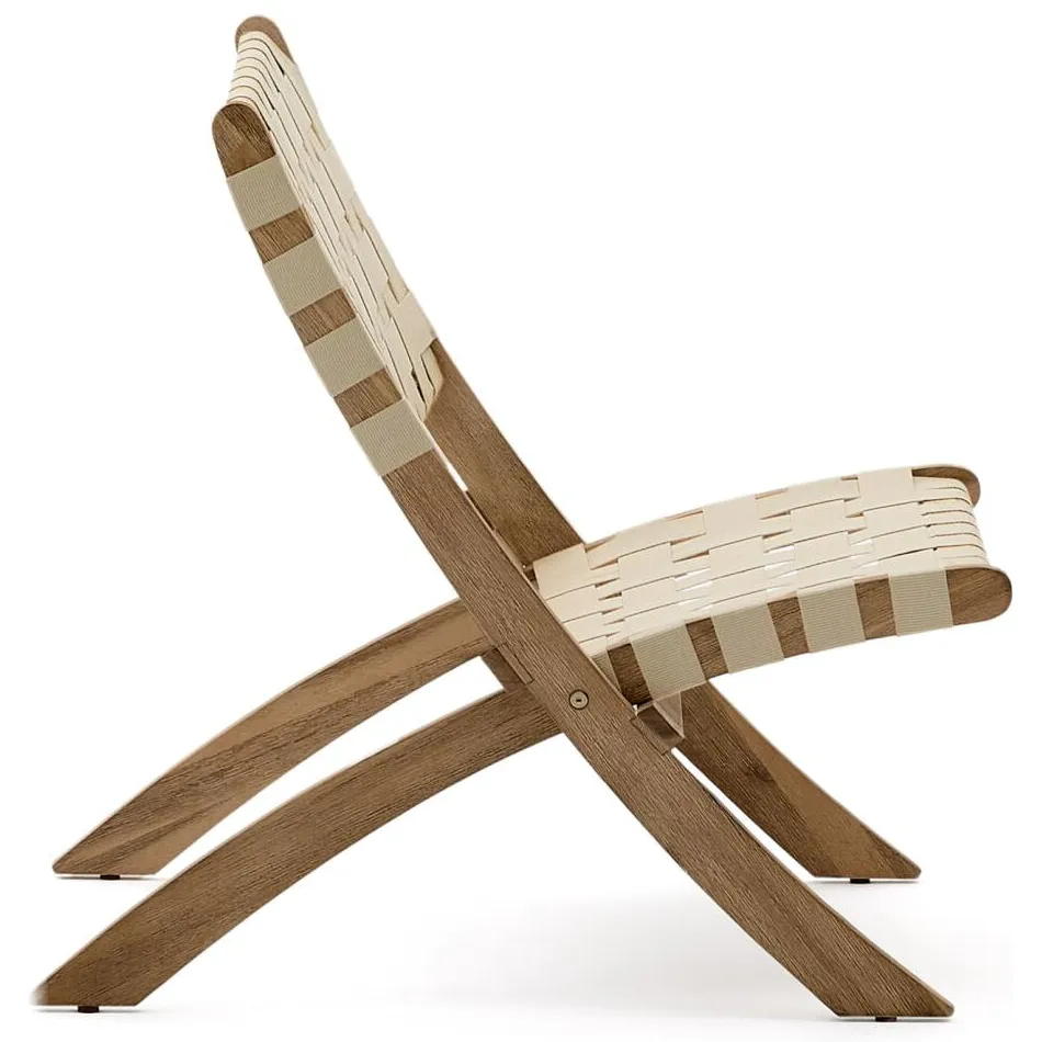 Kave Home Chabeli fauteuil crème, foto 6