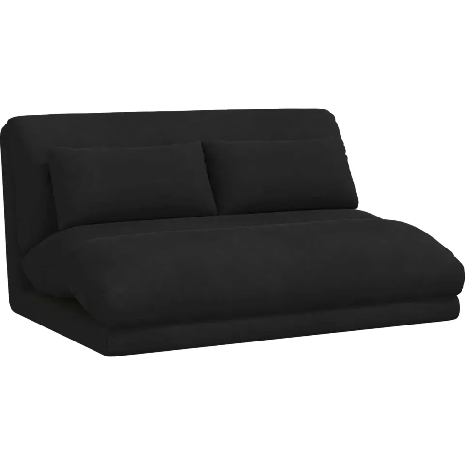 vidaXL Verstelbare vlo stoelen Zwart Fluweel