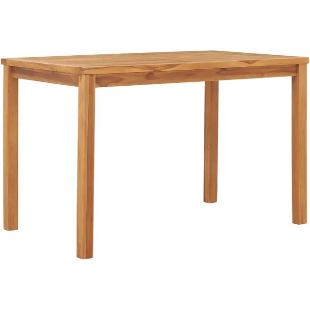 vidaXL Tuintafel 120x70x77 cm massief teakhout bruin, foto 2