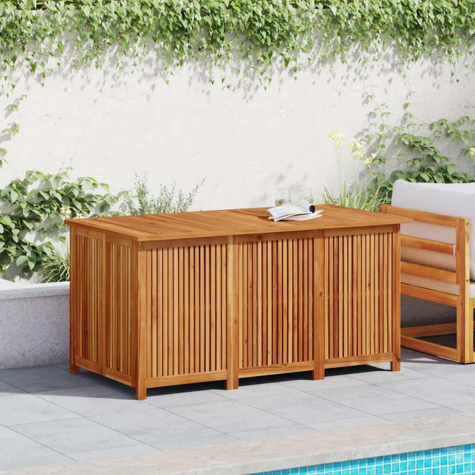 vidaXL Tuinbox 150x80x75 cm massief acaciahout bruin, foto 3