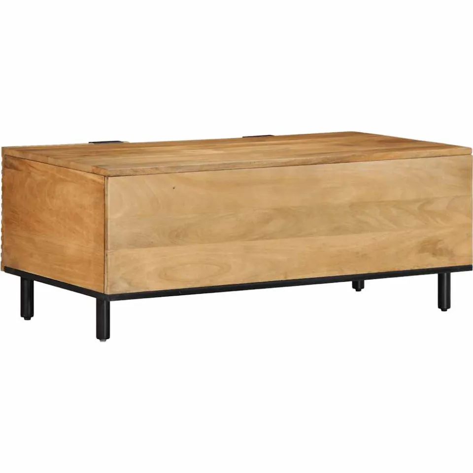 vidaXL Salontafel 100x54x40 cm massief mango bruin, foto 4