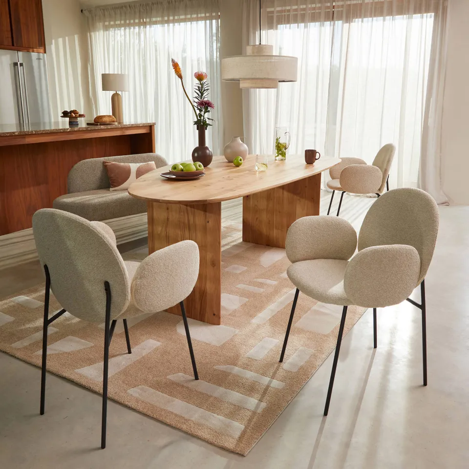 NOUS Living eetkamertafel Shae naturel, foto 5