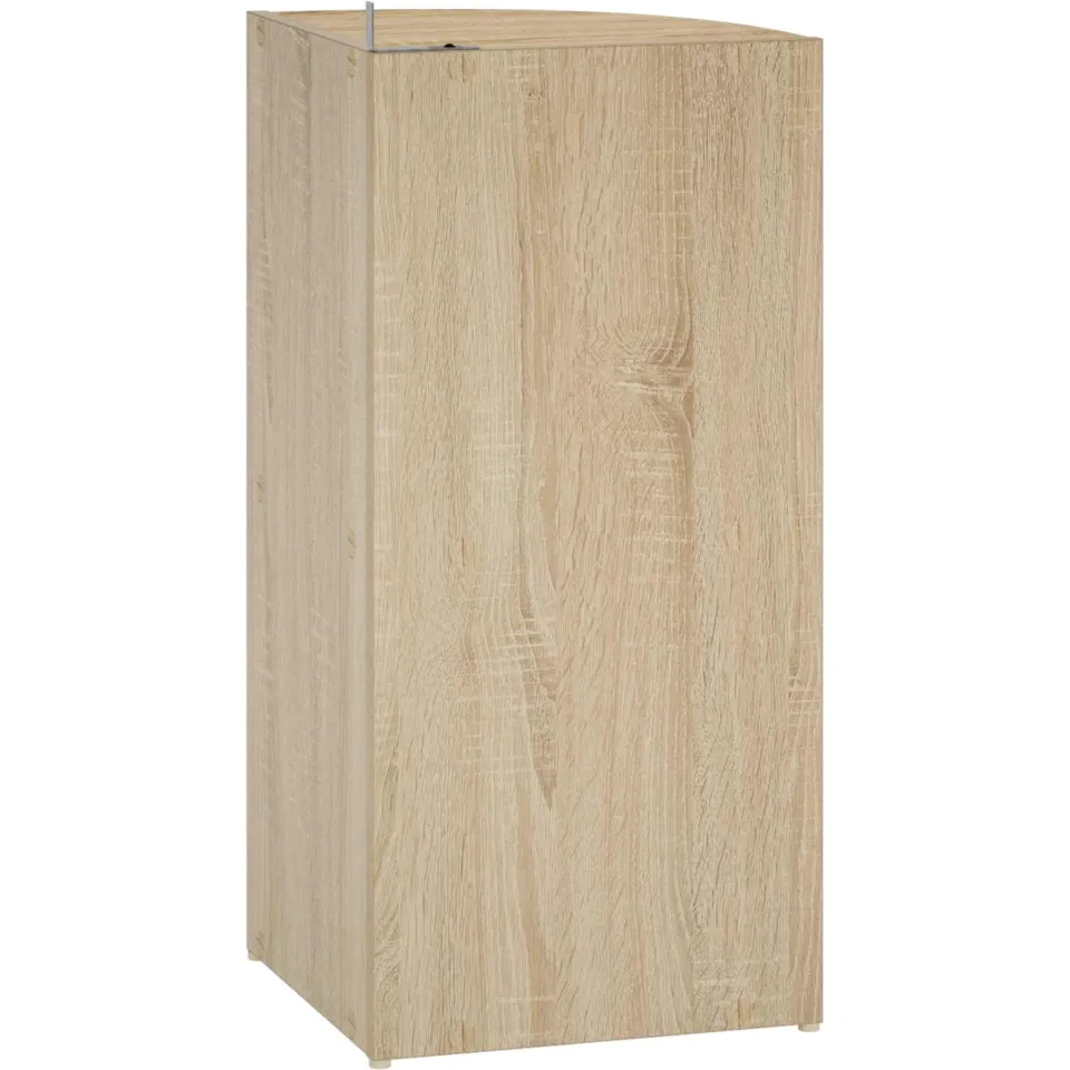 vidaXL Hoekplank 2-laags 41,5 x 41,5 x 72 cm Bewerkt hout Sonoma Eiken, foto 4