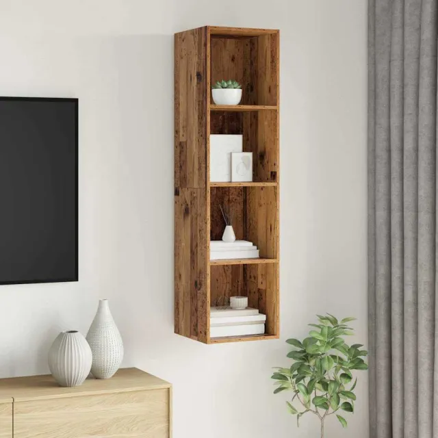 vidaXL Tv-meubelset 37 x 37 x 142,5 cm Oud Hout Bewerkt hout bruin, foto 2