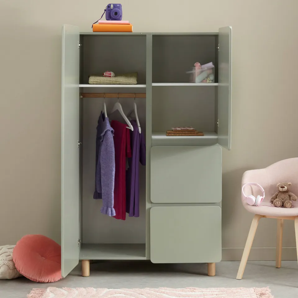 NOUS Kids kledingkast Sky groen, foto 6