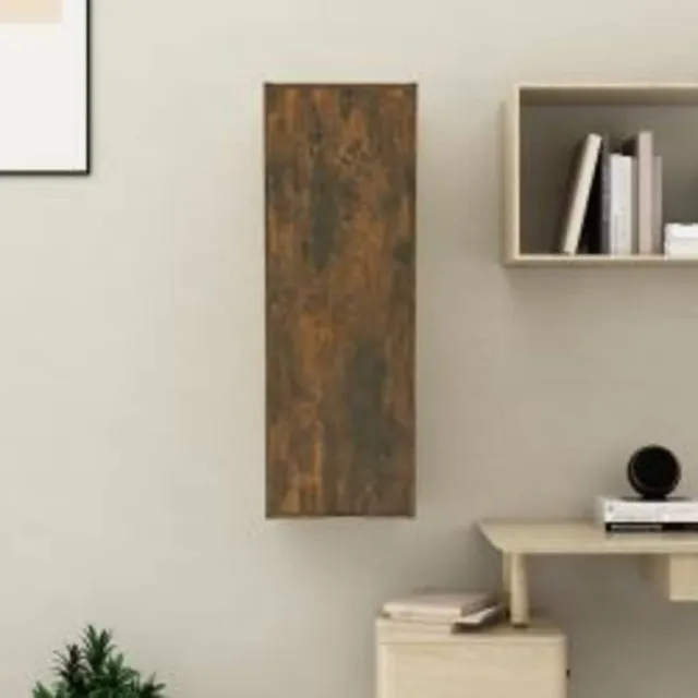 vidaXL Tv-meubel 30,5x30x90 cm bewerkt hout gerookt eikenkleur, foto 2
