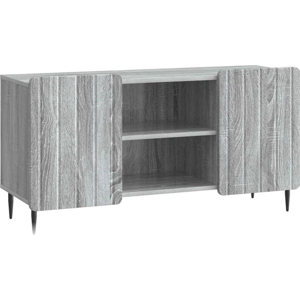 vidaXL TV-kast 102 x 34,5 x 52 cm Grijs sonoma Bewerkt hout, foto 3
