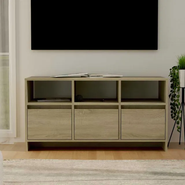 vidaXL Tv-meubel 102x37,5x52,5 cm bewerkt hout sonoma eikenkleurig, foto 2