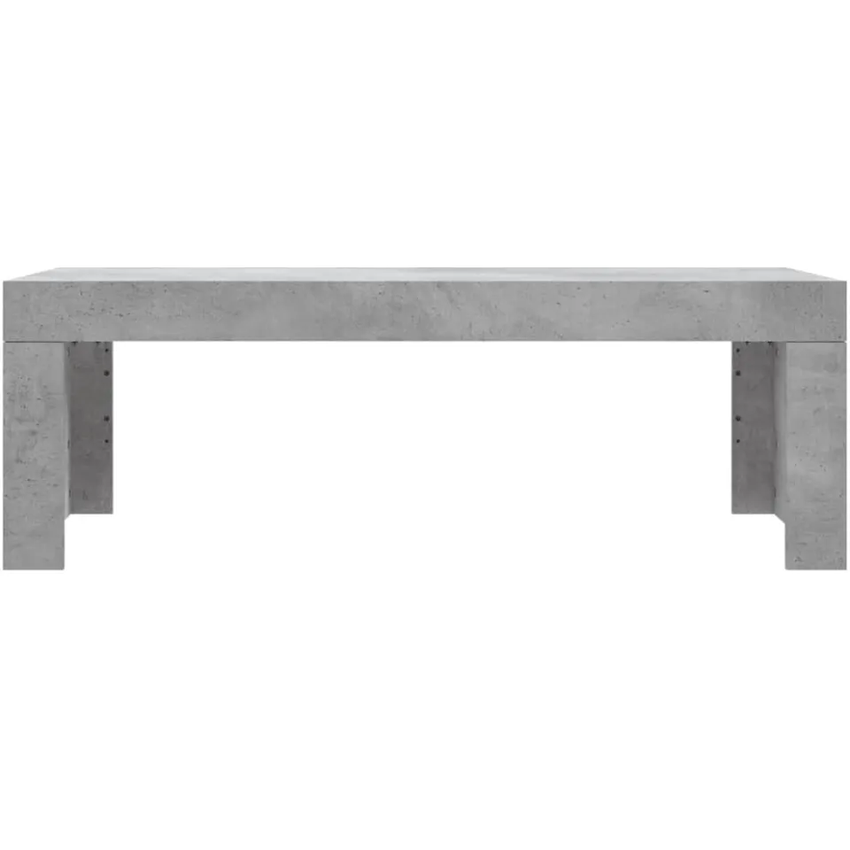 vidaXL Salontafel 102x50x36 cm bewerkt hout betongrijs