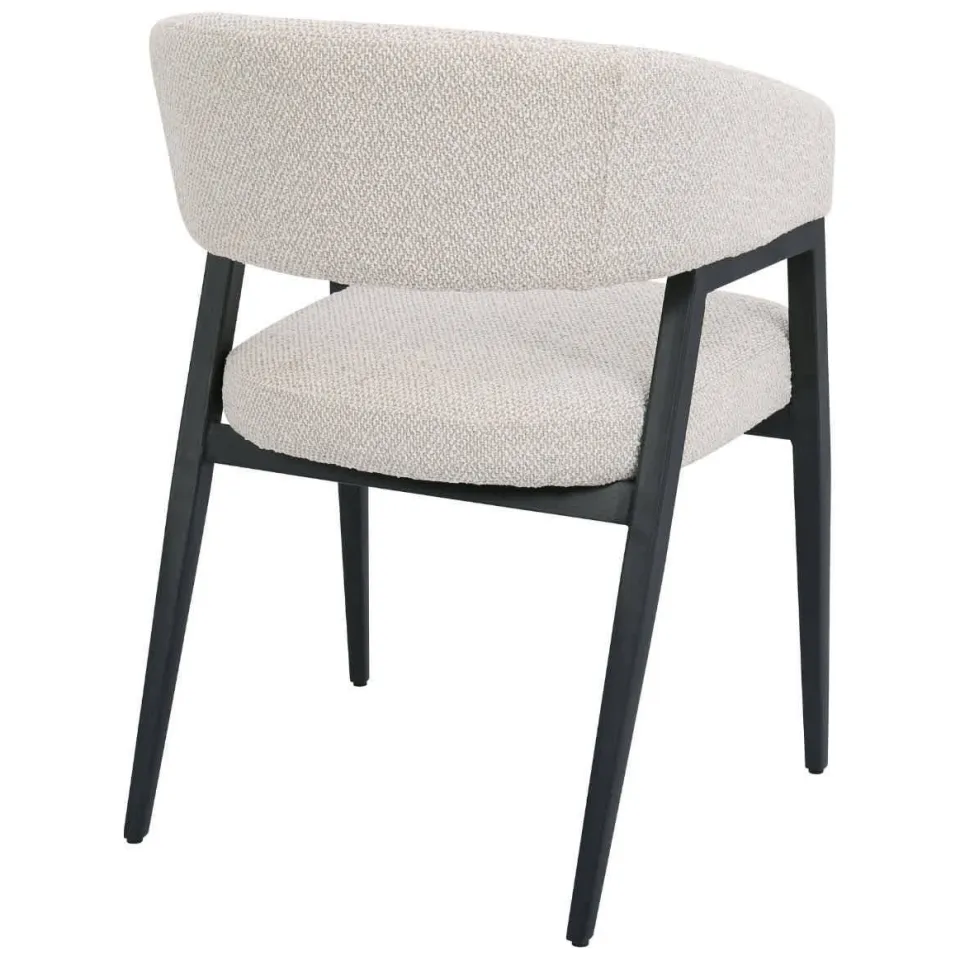 Giga Meubel Fureso eetkamerstoel met armleuningen beige, foto 2