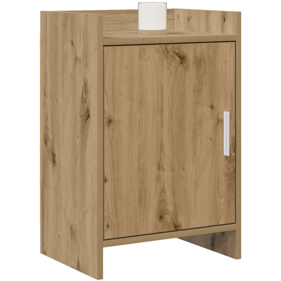 vidaXL Nachtkastjes 2 st Artisanaal eiken 40 x 30 x 60 cm Bewerkt hout Bruin