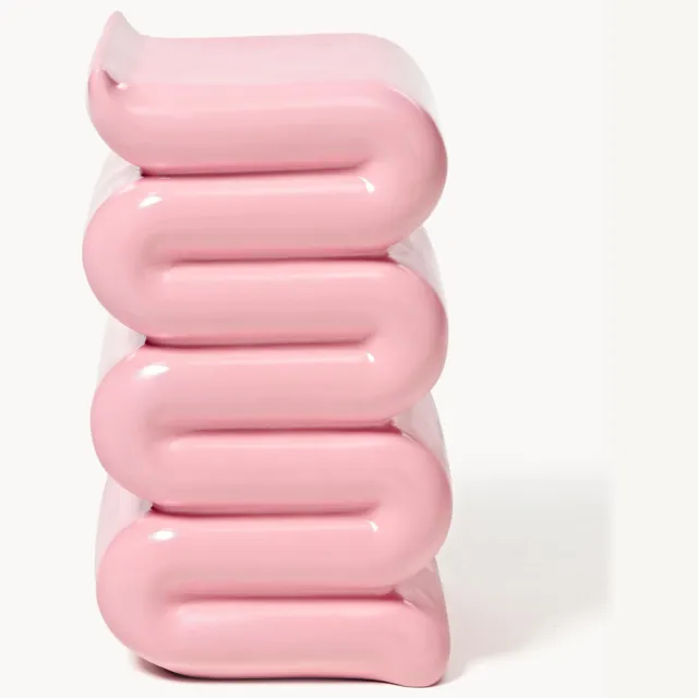 klevering Bijzettafel Pillar Whip dieproze, roze