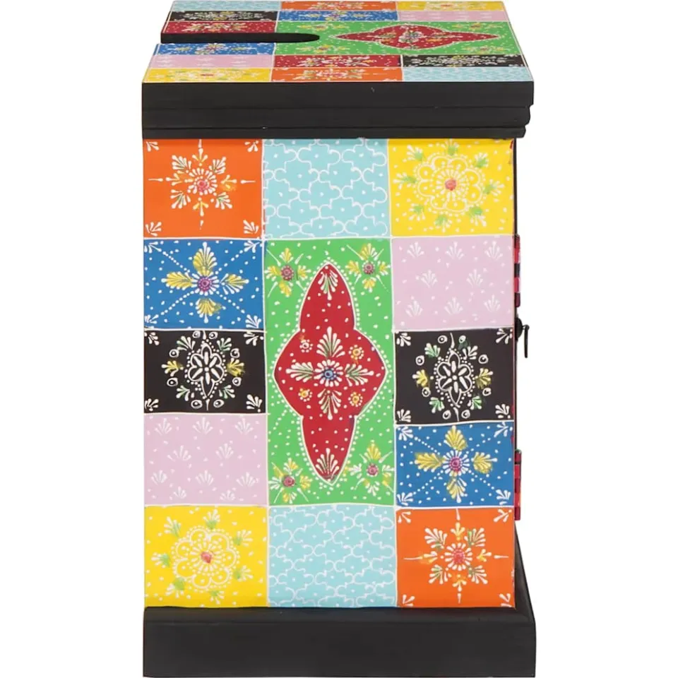 vidaXL Wastafelkast Bruin 60 x 35 x 55 cm Massief Mango Hout, foto 3