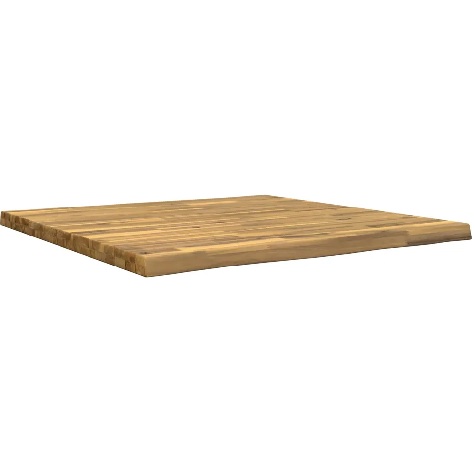 vidaXL Rechthoekig Tafelblad 90 x 90 x 3,2 cm Vierkant Bruin