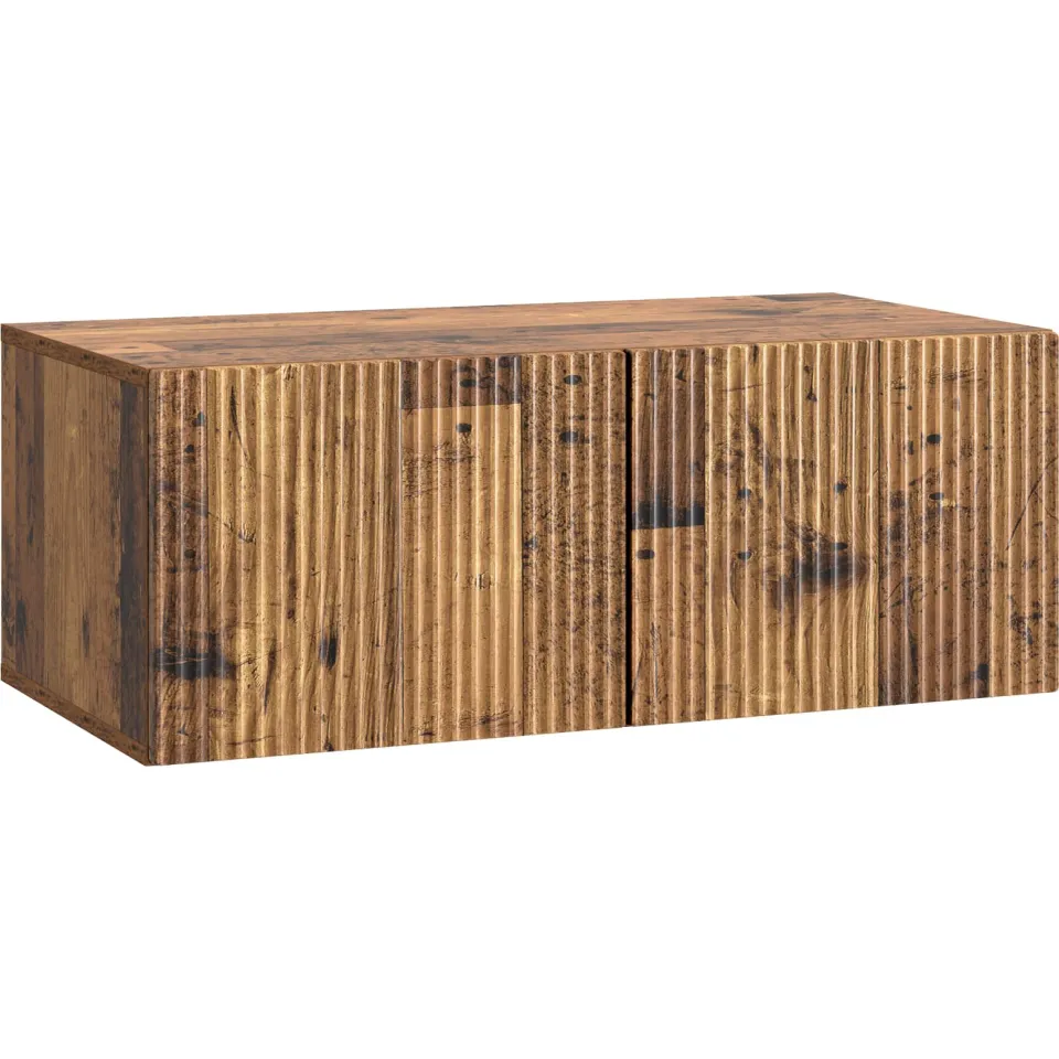 vidaXL Wandbeugel TV-kast 78,5 x 41 x 30 cm Oud hout Bewerkt hout bruin, foto 3