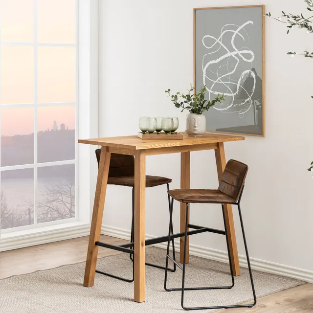 Bendt Bartafel 'Camilla' 117 x 58cm, wild eiken, foto 2