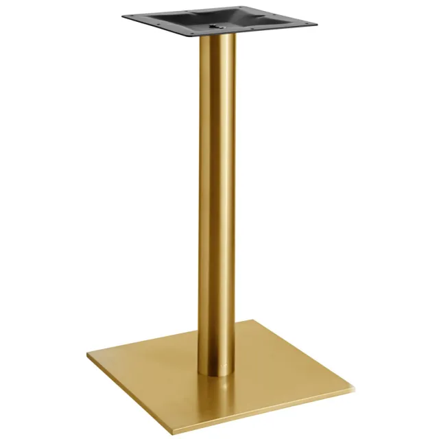 Vega Tafelonderstel voor binnen Orio vierkant; 40x40x72 cm (BxLxH); goud; vierkant