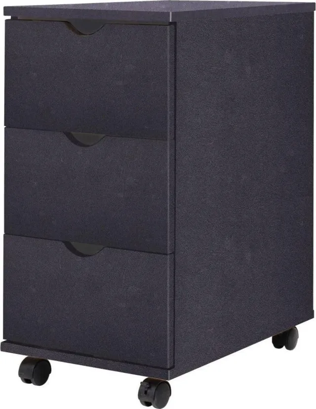 vidaXL Ladekast - 33x45x60 - cm - zwart